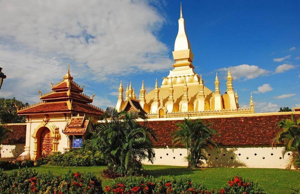 Lucie Hotel Vientiane Bagian luar foto