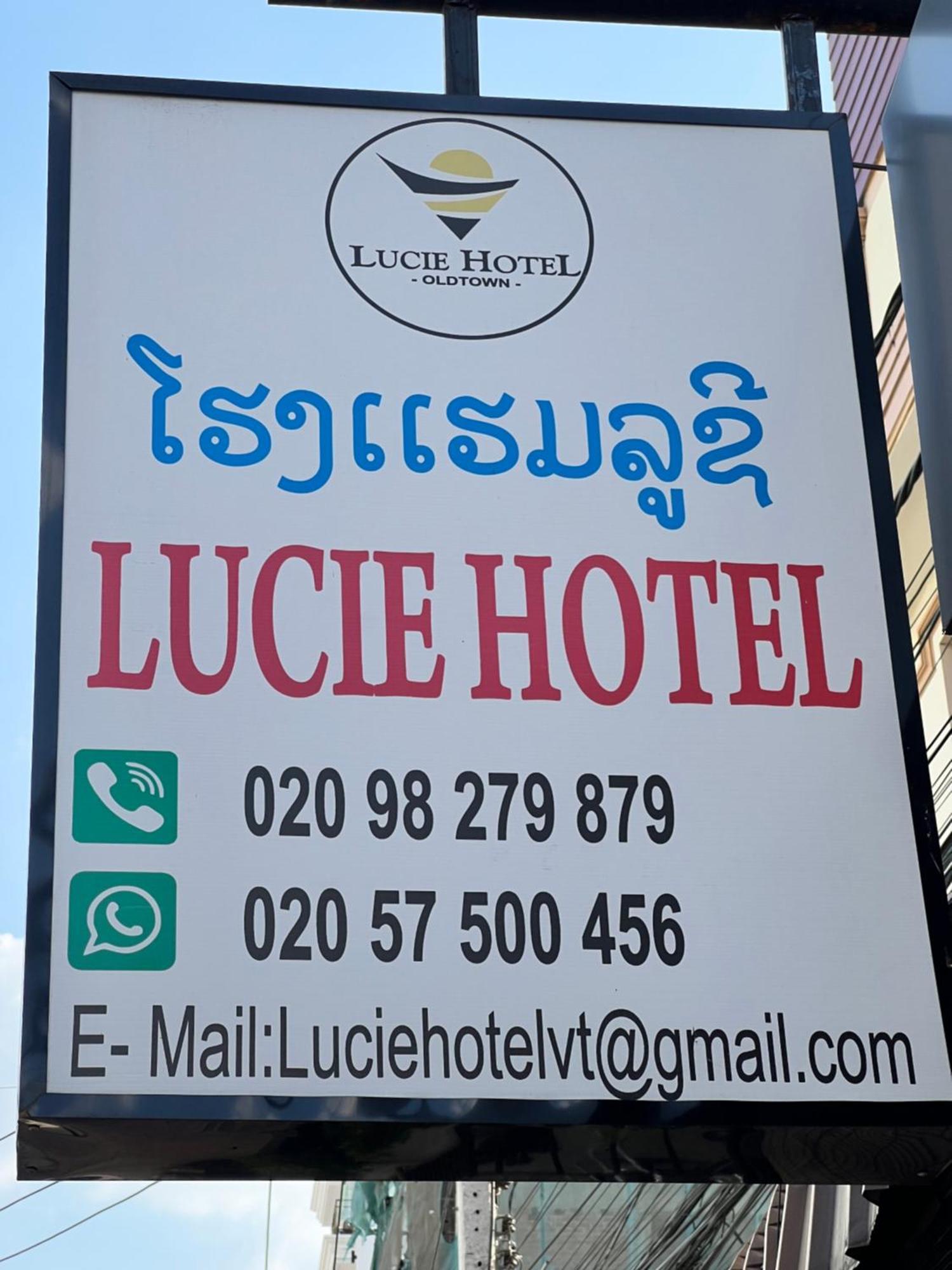 Lucie Hotel Vientiane Bagian luar foto
